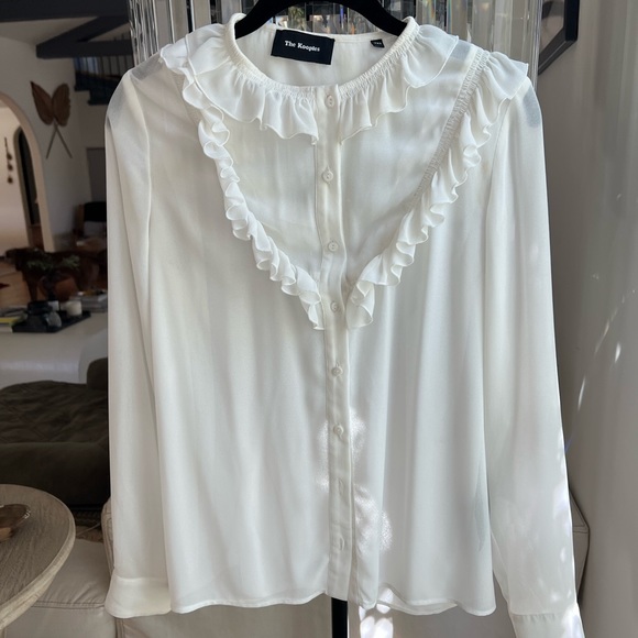 The Kooples Tops - The Kooples Blouse in White